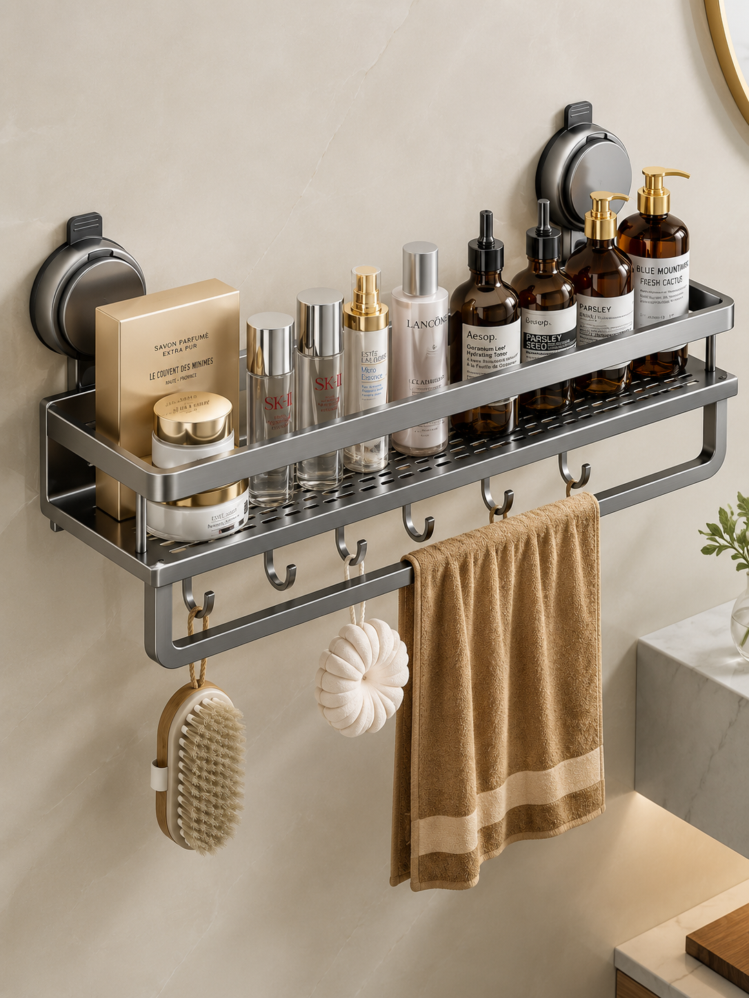 VacuumShelf™ | Prateleira com Ventosa Premium