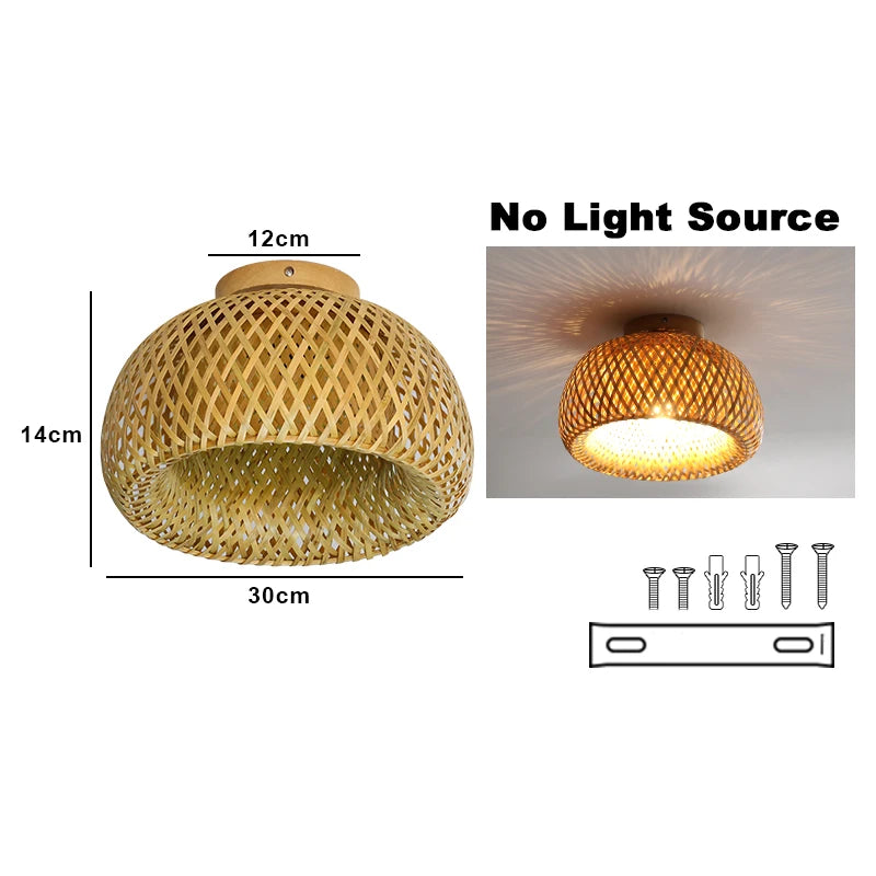Bamboo Lumi™ | Luminária Pendente Artesanal em Bambu