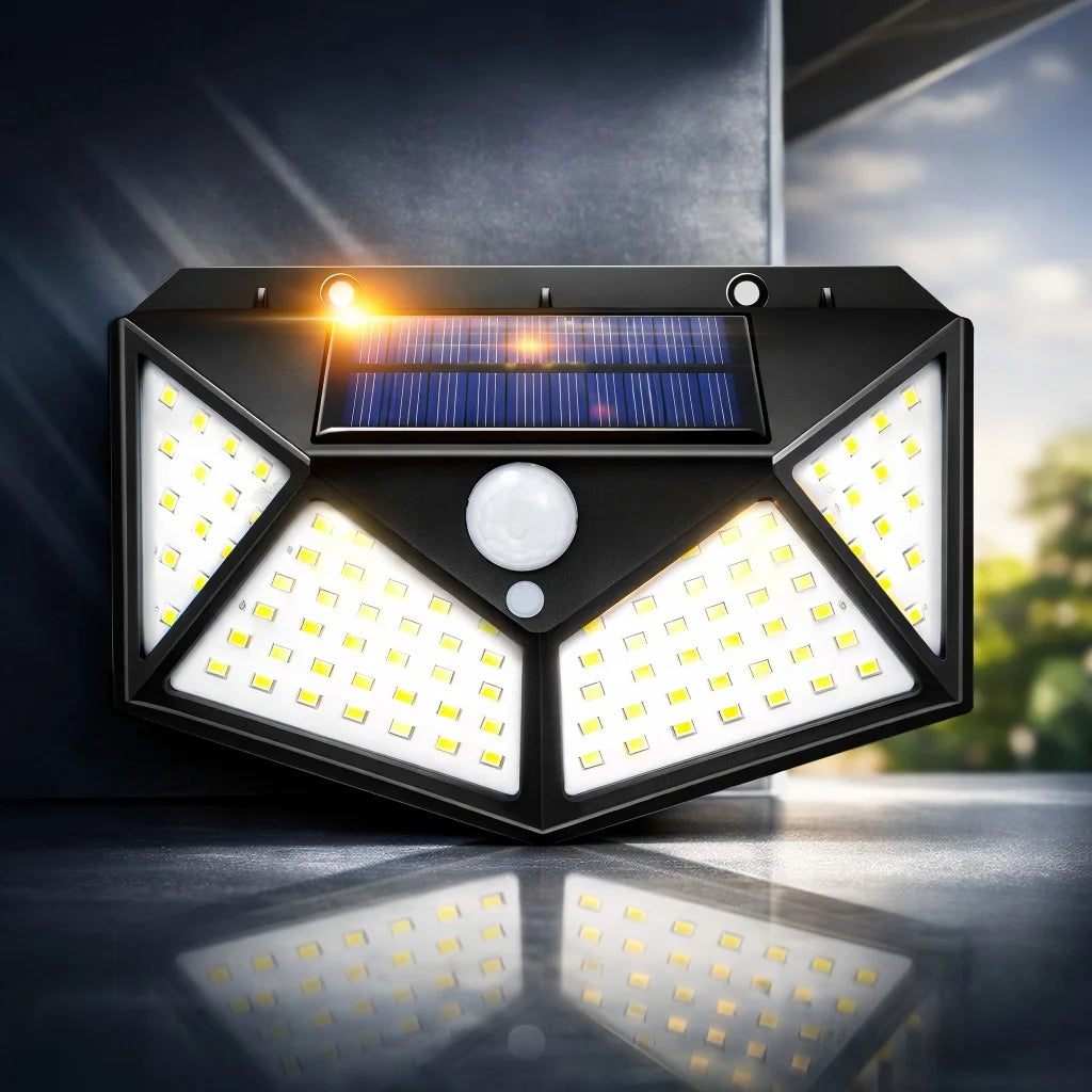 SolarGuard™ 100 | Luminária Solar Inteligente