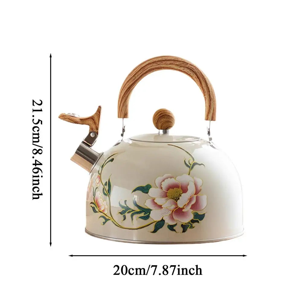 Vintage Bloom™ | Chaleira Floral Retrô 3L