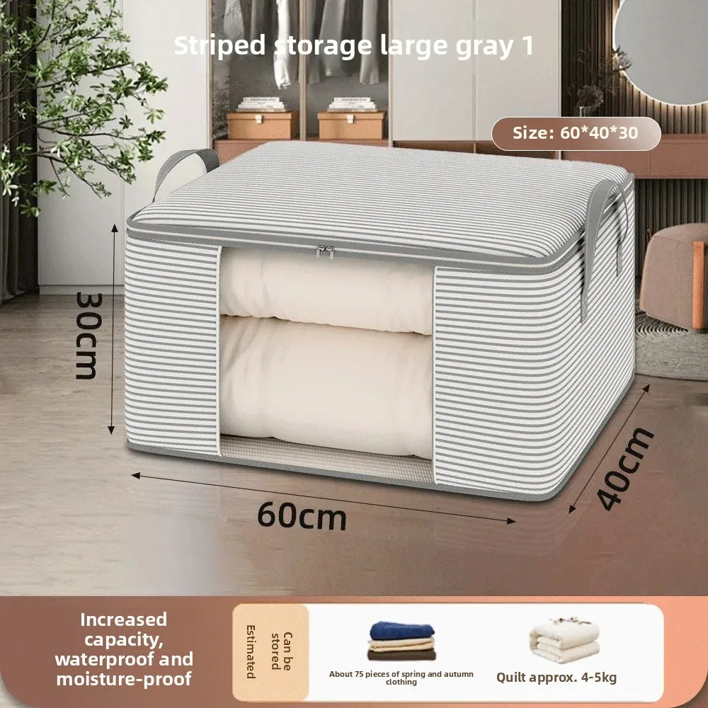 OrganizaBox™ | Organizador Premium para Roupas e Edredons