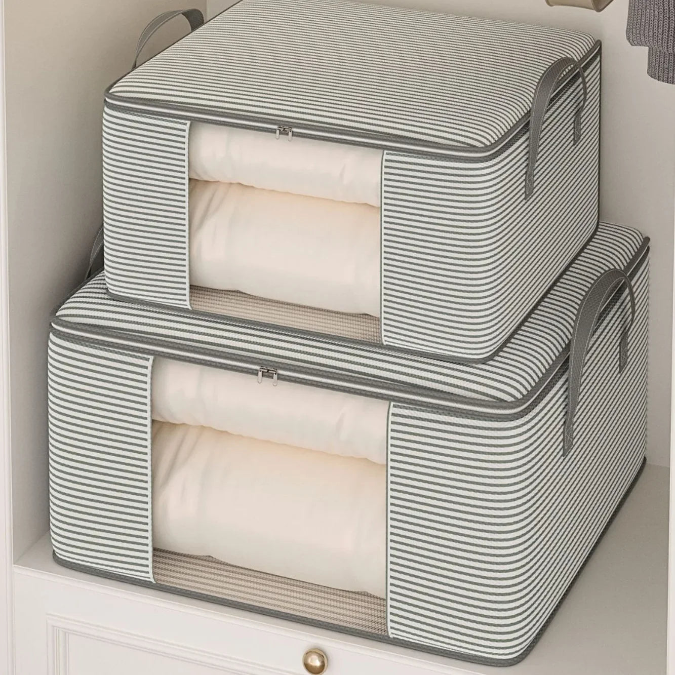 OrganizaBox™ | Organizador Premium para Roupas e Edredons