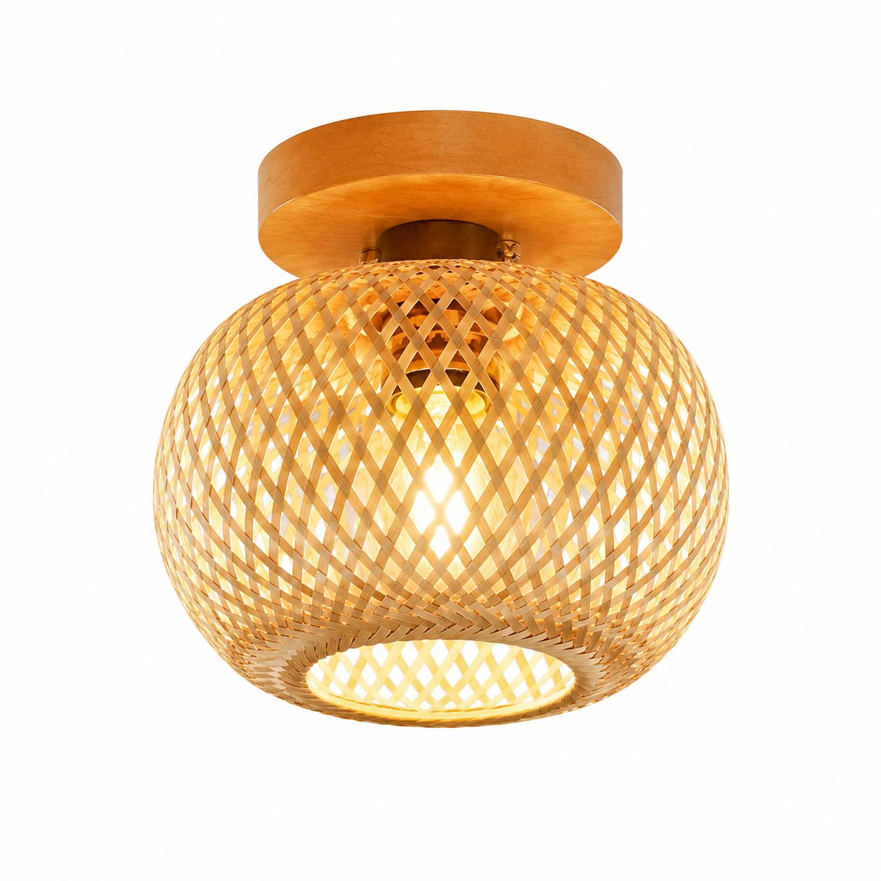 Bamboo Lumi™ | Luminária Pendente Artesanal em Bambu