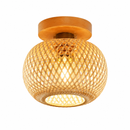 Luminária Pendente Artesanal em Bambu