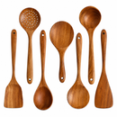 Kit Premium de Utensílios em Madeira