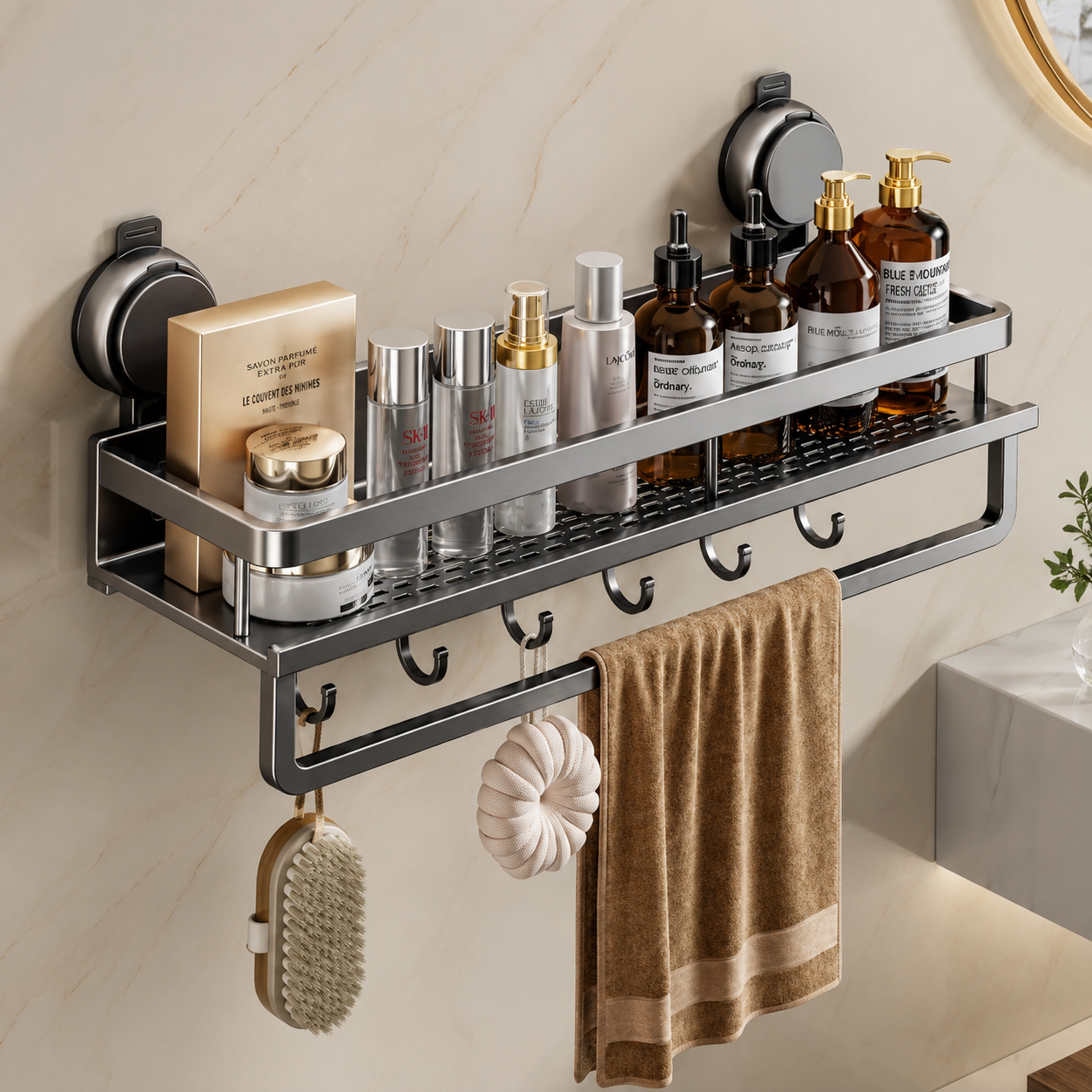 VacuumShelf™ | Prateleira com Ventosa Premium