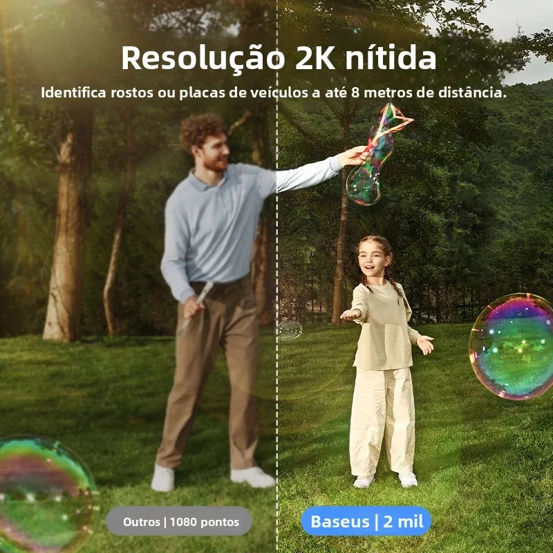 Baseus S1 Lite™ | Câmera de Segurança Solar 2K Inteligente
