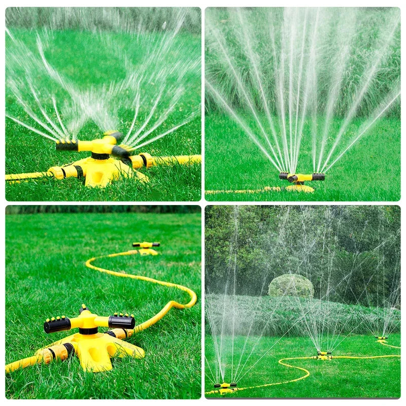 HydroSpin™ 360 | Aspersor Automático para Jardim