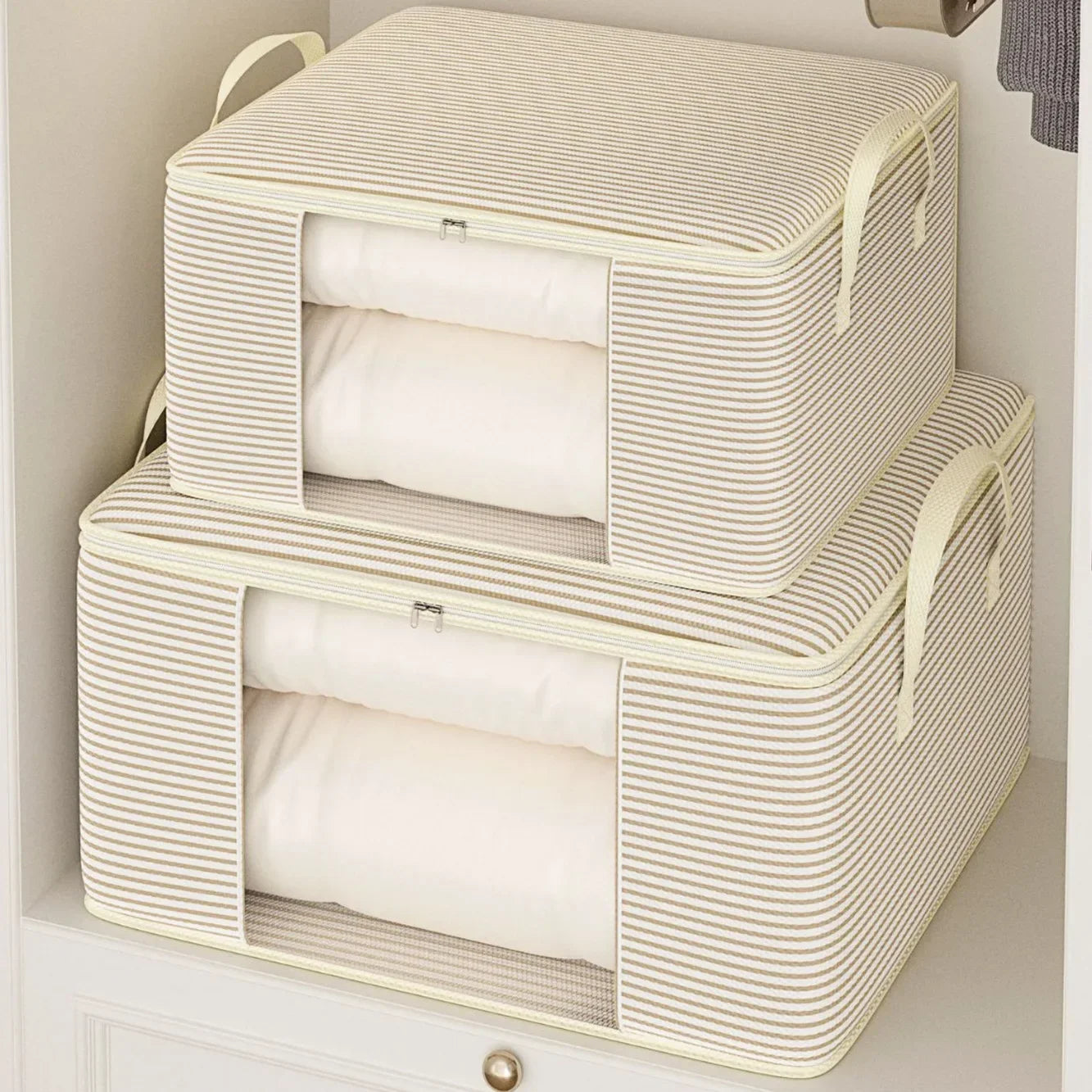 OrganizaBox™ | Organizador Premium para Roupas e Edredons