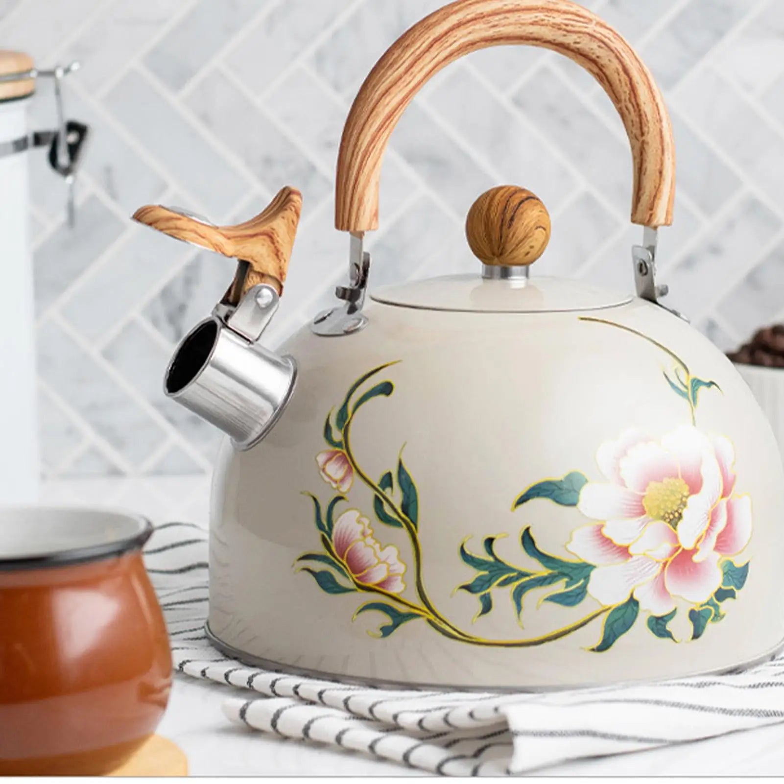 Vintage Bloom™ | Chaleira Floral Retrô 3L