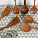 Kit Premium de Utensílios em Madeira