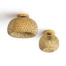 Luminária Pendente Artesanal em Bambu