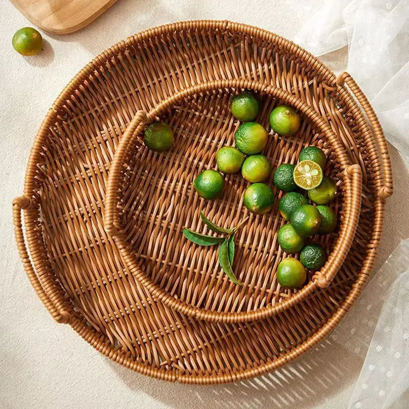 Rattan Home™ | Cesta Organizadora Decorativa