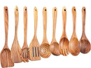 Kit Premium de Utensílios em Madeira