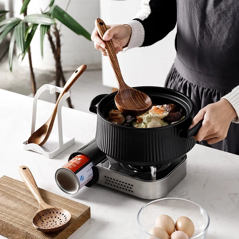 Teak Chef™ | Kit Premium de Utensílios em Madeira