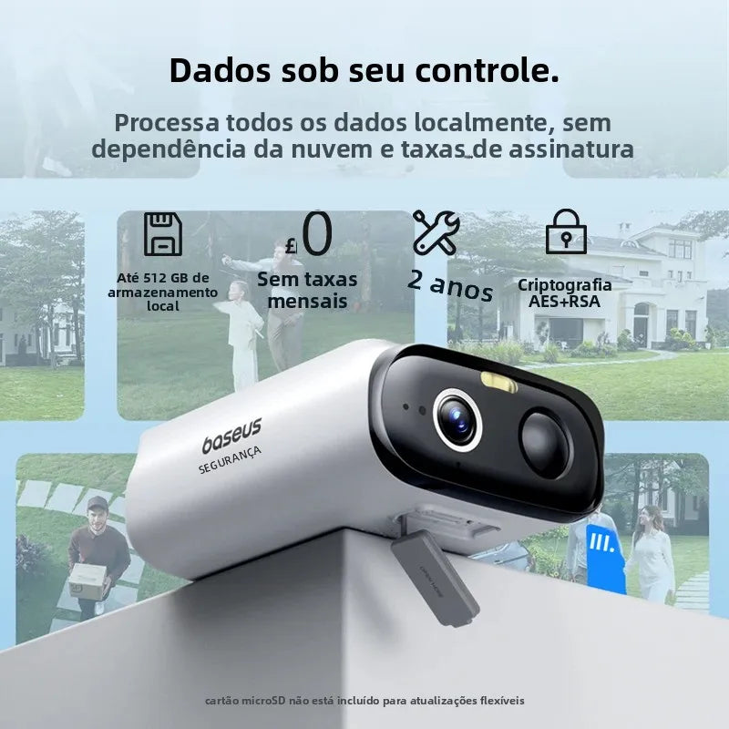 Baseus S1 Lite™ | Câmera de Segurança Solar 2K Inteligente
