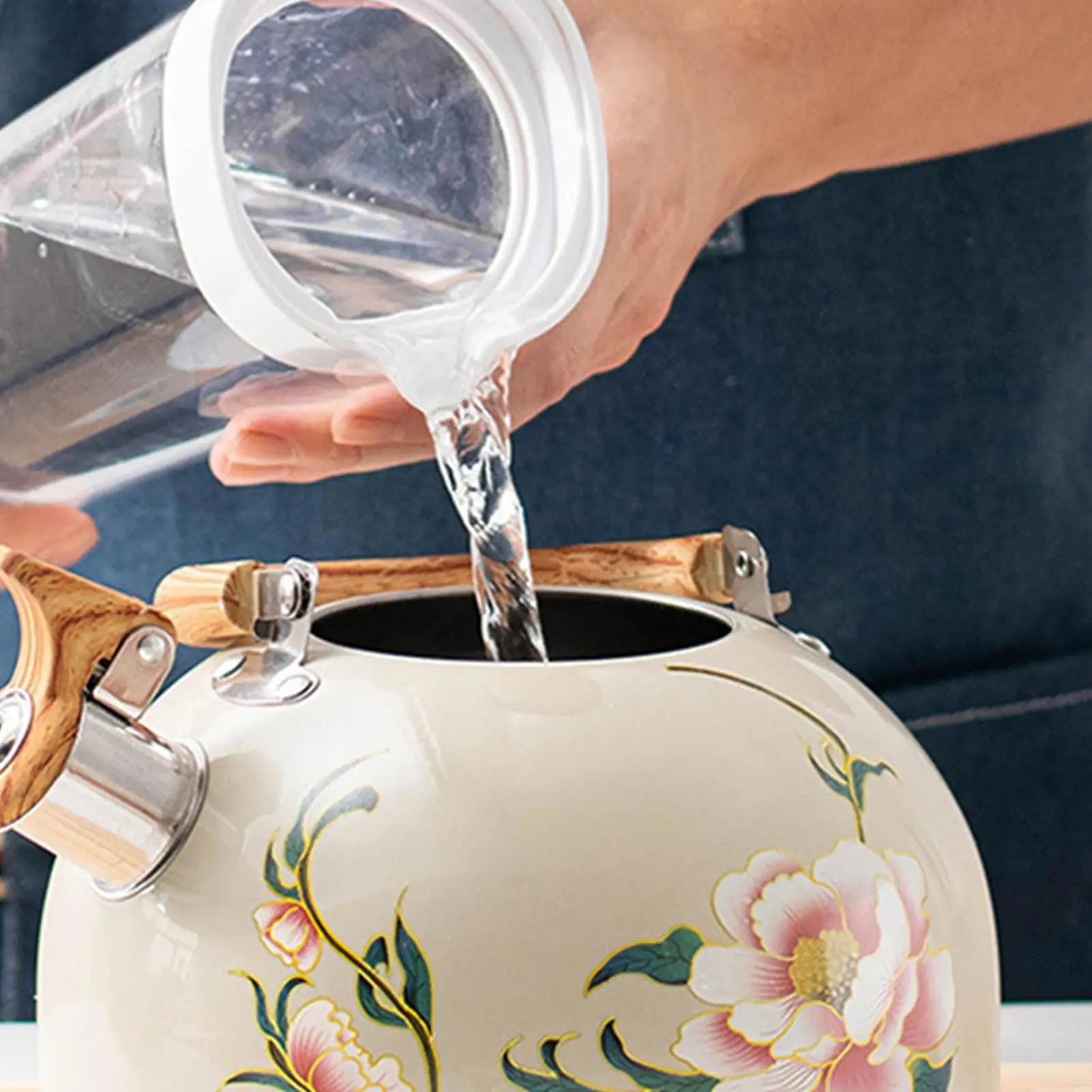 Vintage Bloom™ | Chaleira Floral Retrô 3L